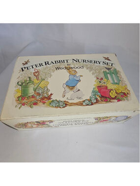 Wedgwood Peter Rabbit Nursery Set One Size White Blue Dinnerware
